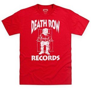 Death Row Records T-Shirt (Size Large) Red Tee Brand New (The Hundreds Brand)